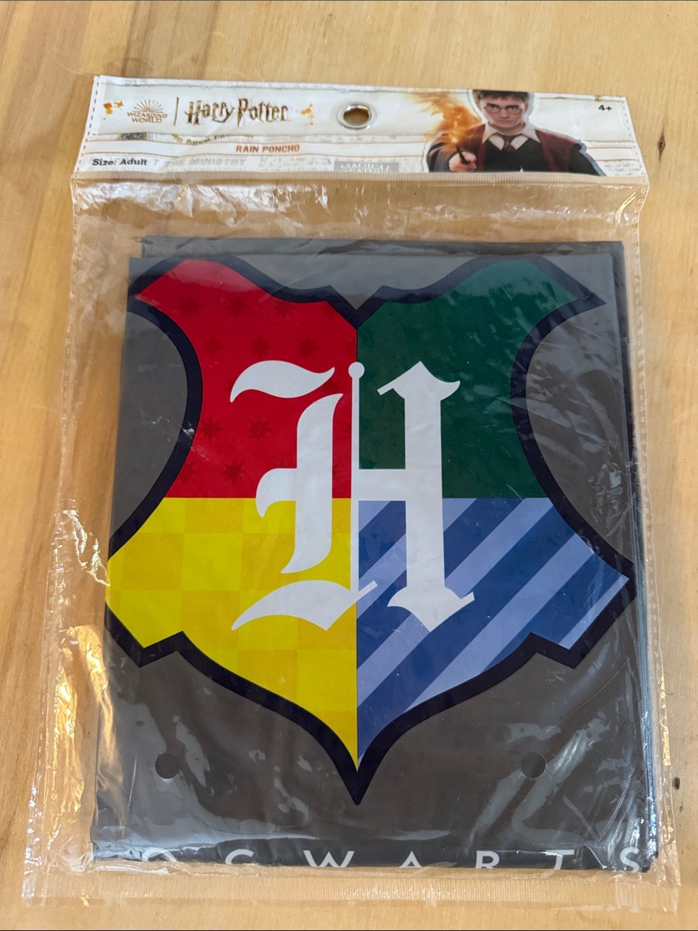 Universal Studios Harry Potter Poncho Adult NEW